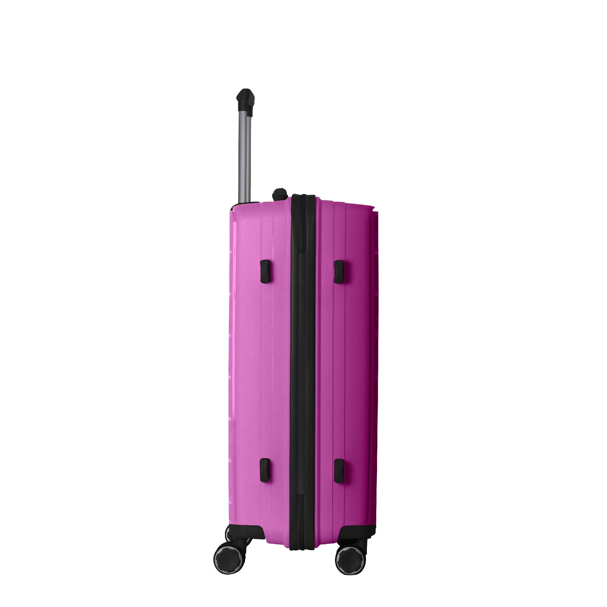 3-Piece Luggage Set Travel Lightweight Suitcases With Rolling Wheels, TSA Lock & Moulded Corner, Carry On Luggages For Business, Trip, (20"/24"/28"), Rose Pink_voghion.com